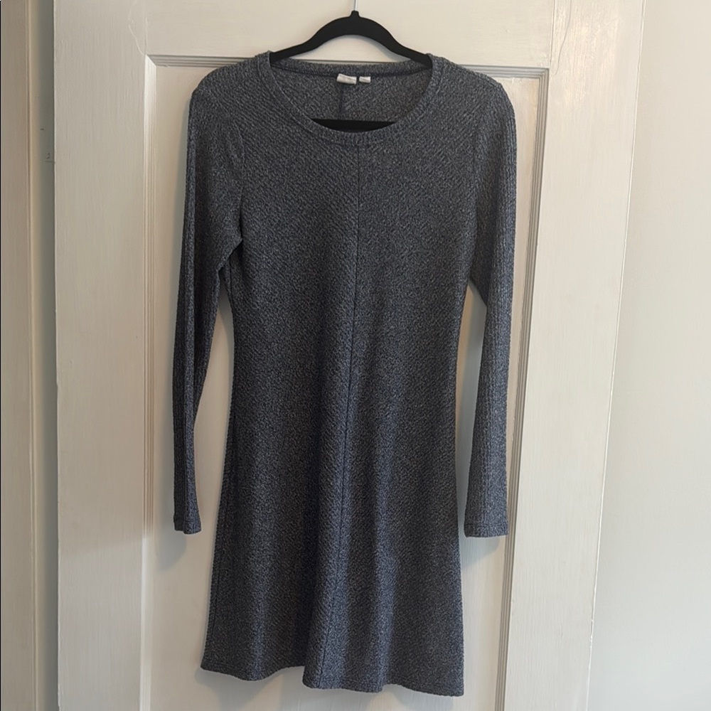 GAP Charcoal Long Sleeve Dress